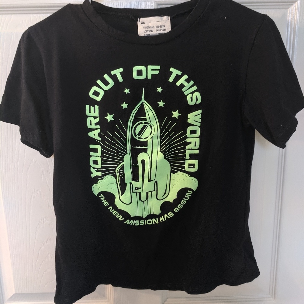 French Pastry - Rocket Ship Graphic Tee - NWOT